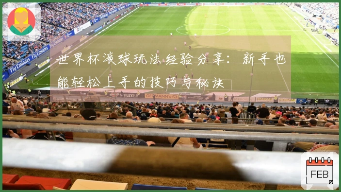 世界杯滚球玩法经验分享：新手也能轻松上手的技巧与秘诀
