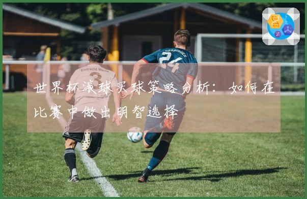 世界杯滚球买球策略分析：如何在比赛中做出明智选择